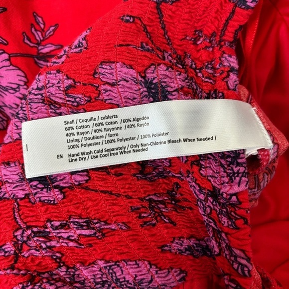 Boho Floral Print Strapless High Rise Wide Leg Full Length Jumpsuit - Picture 11 of 13